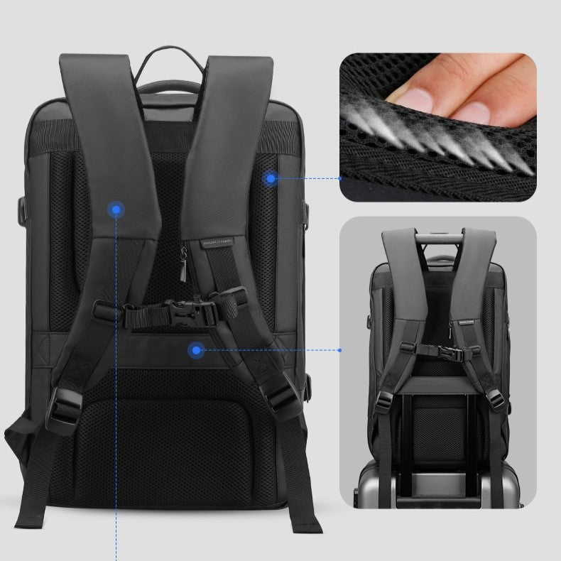 Expandable Multi-Compartment Backpack